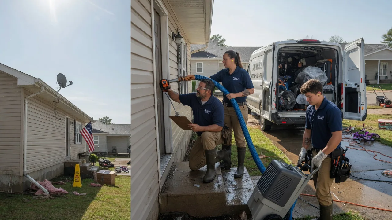 Ceiling Water Damage Restoration in Whitewright, TX near me