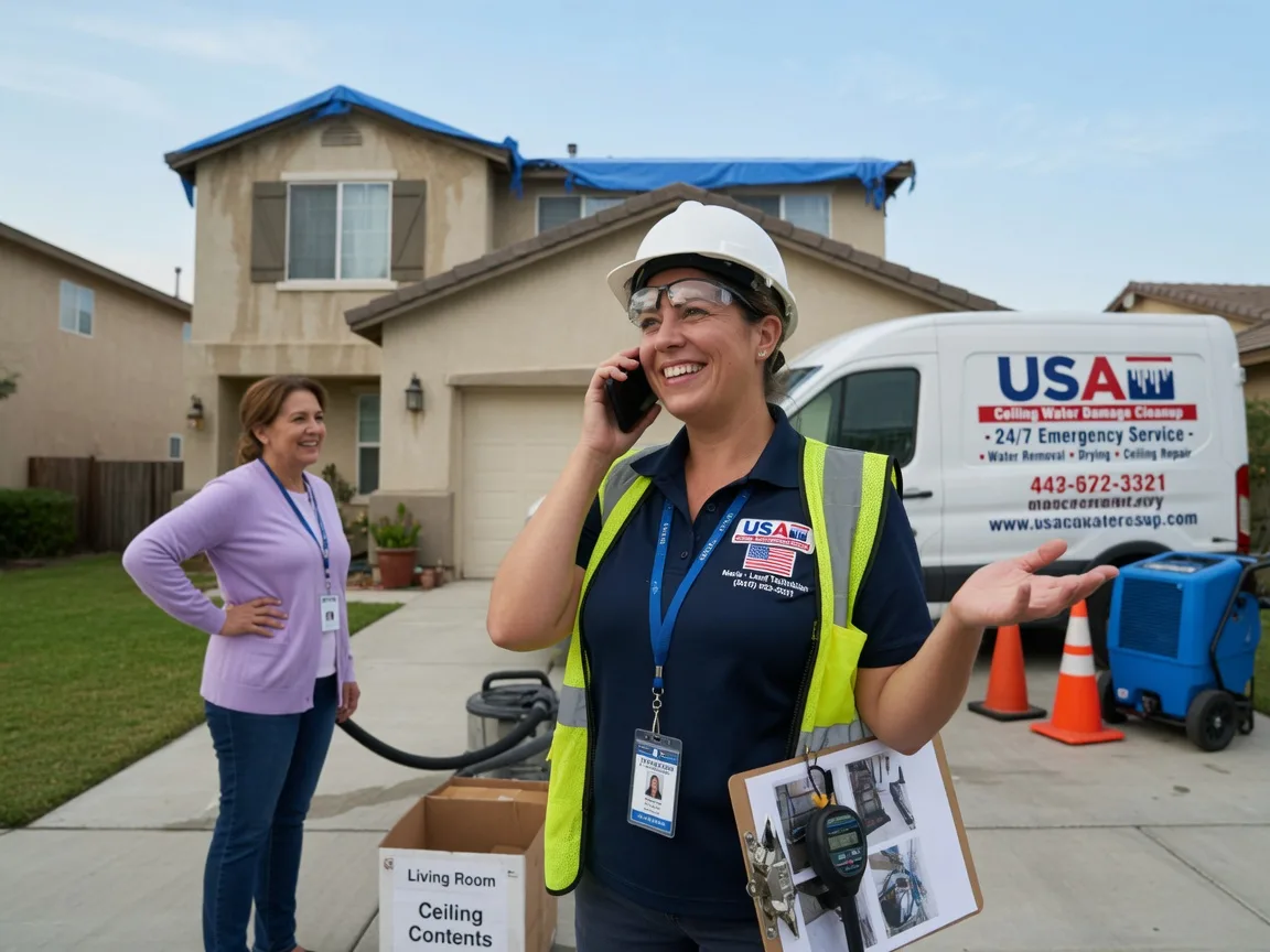 Ceiling Water Damage Restoration Whitewright, TX FAQs